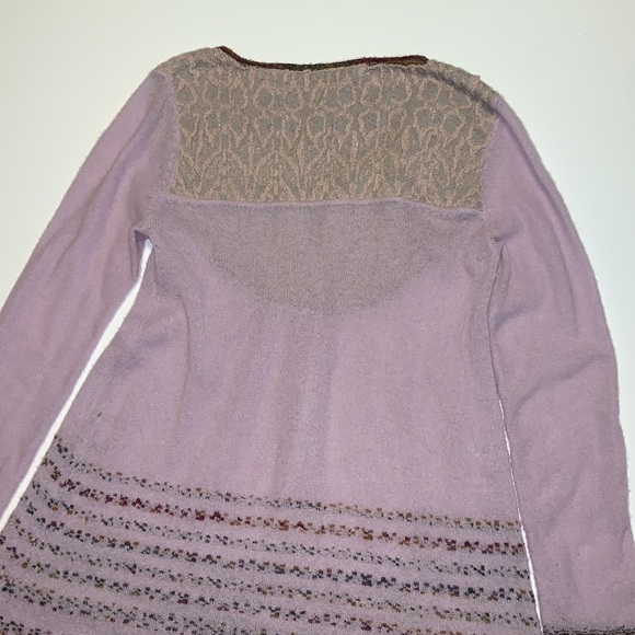 Free People Lavender Mixed Fabric Knit Tunic - Women’s Size XS - Picture 3 of 8